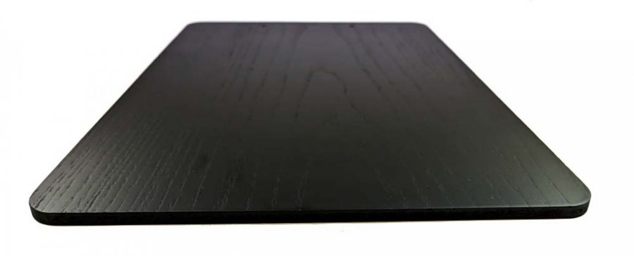 black wooden clipboard